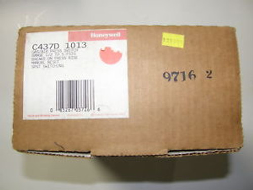 Honeywell C437D-1013 Gas / Air Pressure Switch - New