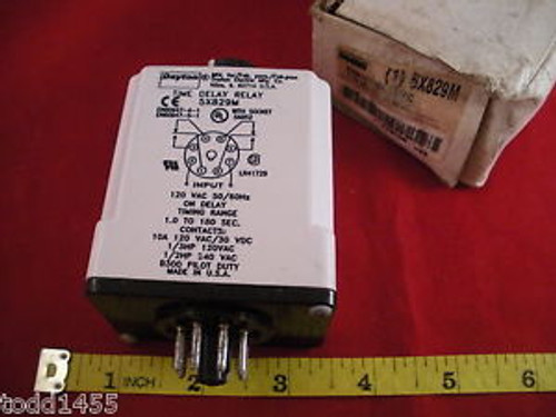 Dayton 5X829M Solid State Time Delay Relay 1.0-180 sec 120vac 10a On Delay New