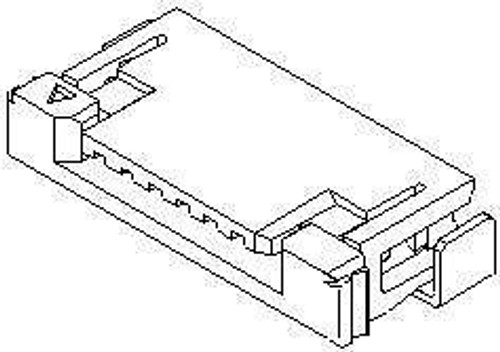 FFC & FPC Connectors 1.0 FPC ZIFSMTHsgAss sgAssy10CktEmbsTpPkg (50 pieces)