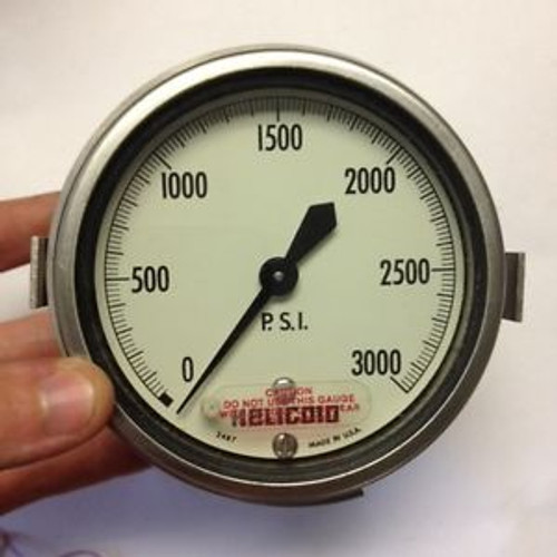 HELICOID 2487 PRESSURE GAUGE 0-3000 PSI