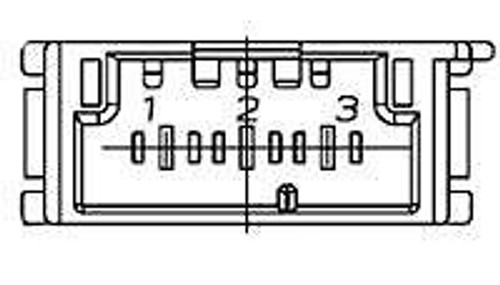 Automotive Connectors 2,8MM FLA-STE-GEH3P (100 pieces)