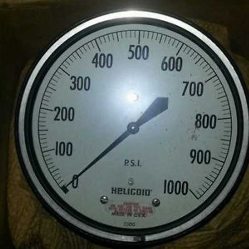 Helicoid 0-1000 psi x 10 psi Pressure Gauge