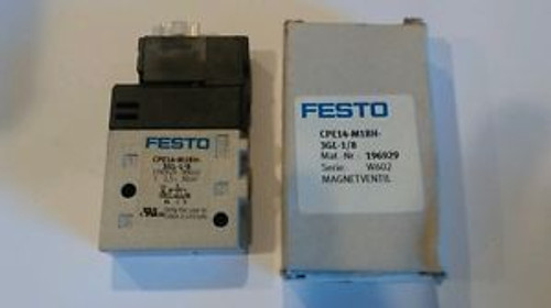 1 New FESTO CPE14-M1BH-3GL-1/8 SOLENOID VALVE