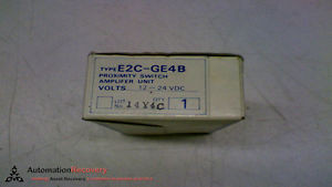 OMRON E2C-GE4B PROXIMITY SWITCH AMPLIFIER UNIT 100MA MAX 12-24VDC, NEW