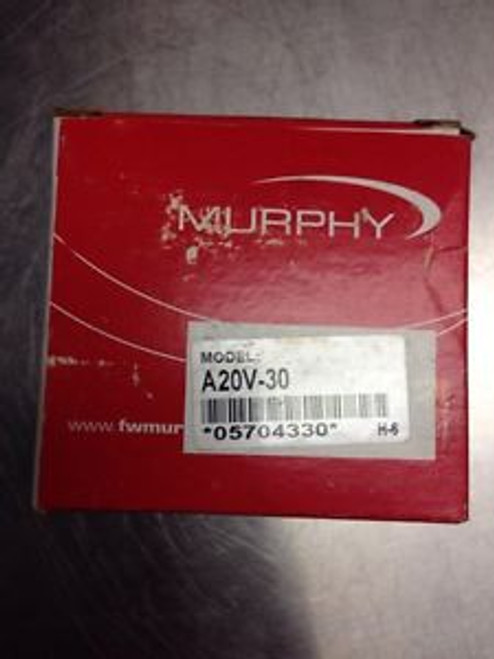 NEW MURPHY A20V-30 PRESSURE GAUGE