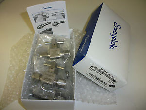 5 SWAGELOK PLUG VALVE / SS-6P4T-MM / NEW SEALED PKG