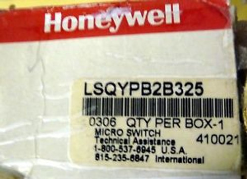 HONEYWELL MICRO SWITCH, LSQYPB2B325, New