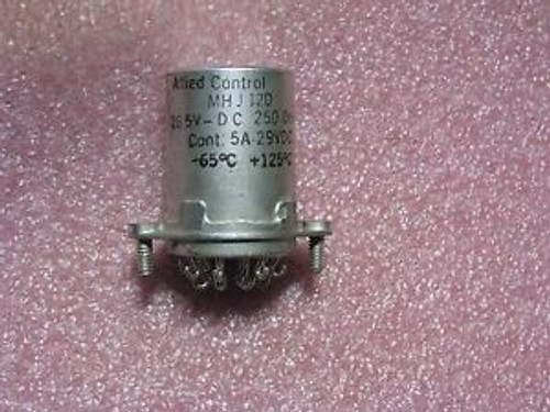 ALLIED CONTROL RELAY # MHJ-12D-26.5VDC  NSN: 5945-00-556-6555  26.5VDC  250 OHLM