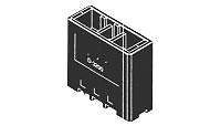 Headers & Wire Housings 2 POS HDR VERT TIN KEY Y (100 pieces)