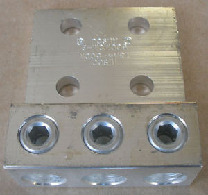 NEW 3Pc Thomas & Betts ADR50-34 3 Conductor 4 Hole Mount Dual Rtd Connector