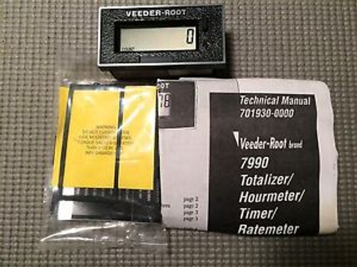 Danaher Controls Veeder Root Flex Totalizer/Hourmeter/Timer 079908-201 NOS NEW