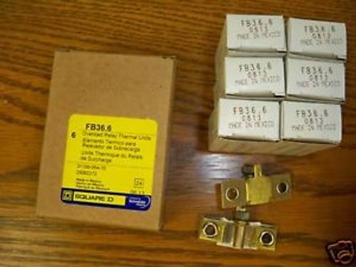 Square D FB36.6 Quick Melting Overload Relay Thermal 6