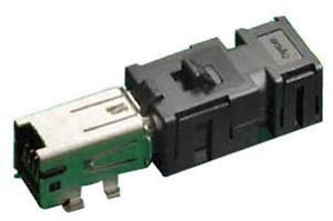 TE CONNECTIVITY 2013595-1 MINI I/O CONNECTOR, PLUG, 8POS, SOLDER (10 pieces)