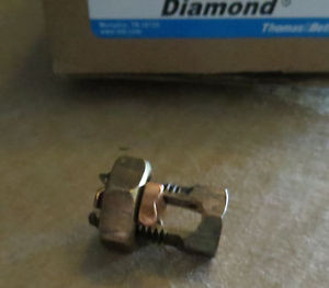 (100) Thomas & Betts DS4 split bolt connectors #8-4SOL NIB