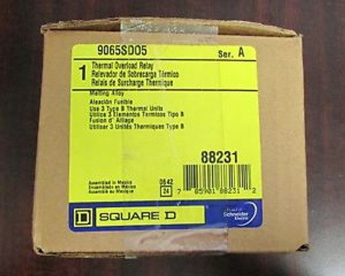 SQUARE D Thermal Overload Relay 9065SD05