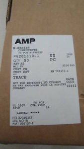 TE Connectivity AMP  201310-1 RECTANGULAR HOUSING PLUG 75 POS M-Series Qty 50