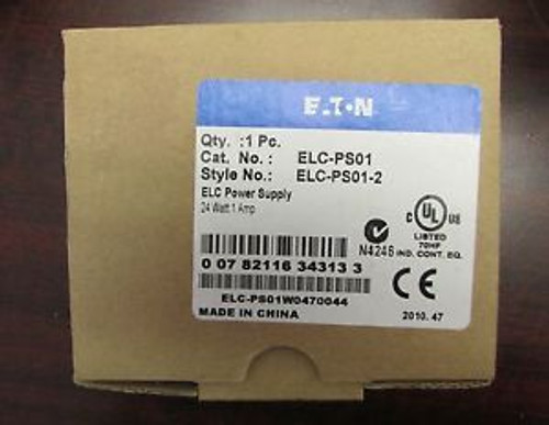 EATON CUTLER HAMMER ELC Power Supply ELC PS01 2