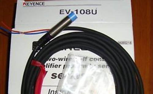 NEW IN BOX KEYENCE Fiber Amplifier Sensor EV-108U