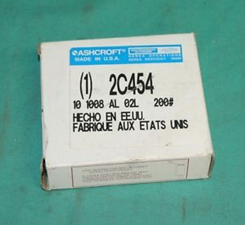 Ashcroft 2C454 Pressure Gauge liquid filled 200psi 200 psi 10 1008AL 02L brass