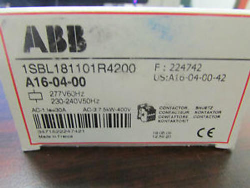 ABB 1SBL181101R4200 Contactor A16 04 0042  30amp