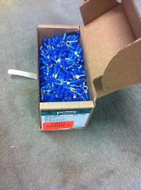 PANDUIT PN14-10R-M RING TERMINAL 16-14 AWG #10 STUD (BOX OF 1000) NEW