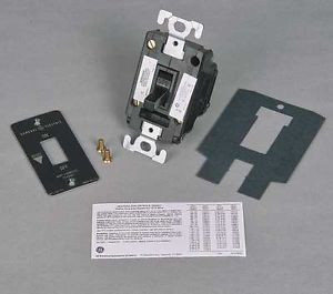 GENERAL ELECTRIC CR101H Motor Switch,Manual,Open,2Pole,277V