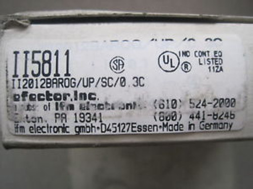 NEW EFECTOR II5811 SWITCH