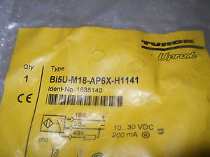 (Y6-6) 1 New TURCK BI5U-M18-AP6X-H1141 PROXIMITY SWITCH
