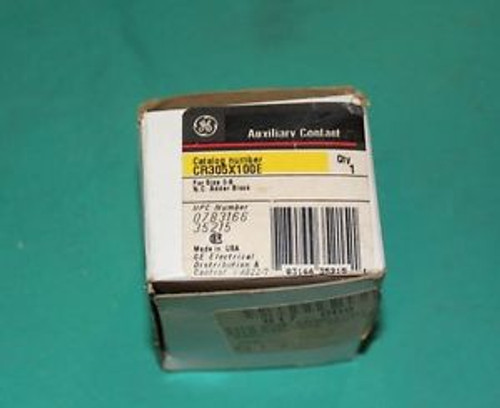 GE General Electric, CR305X100E, Auxiliary Contact NEW