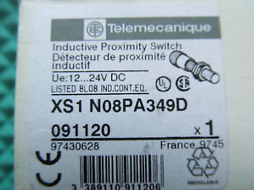 New Telemecanique Inductive Prox Switch XS1N08PA349D