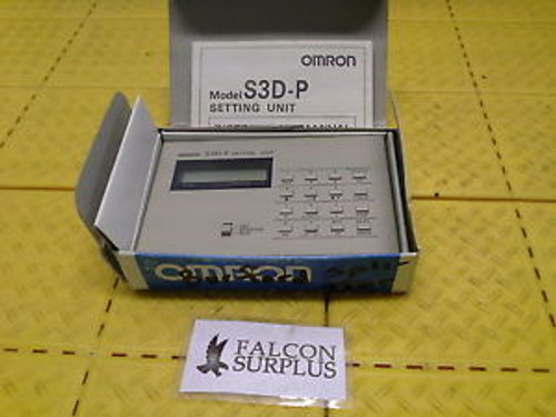 OMRON SETTING UNIT S3D-P New