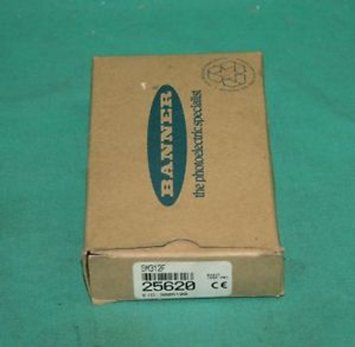 Banner, SM312F, 25620, Mini-Beam Photoelectric Sensor Switch NEW