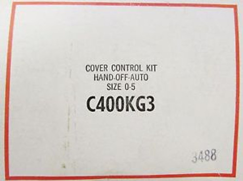 CUTLER HAMMER Size 0-5 Hand Off Auto Cover Control Kit C400KG3