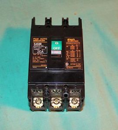 Fuji Electric SA53R Auto Breaker Circuit 20A 220VAC NEW