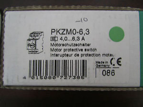 KLOCKNER MOELLER Motor Protector PKZM0 6 3
