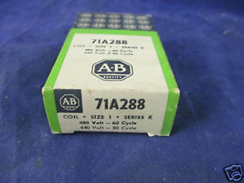 ALLEN BRADLEY 71A288 COIL SIZE 1 SERIES K 480 VOLT 60 CY NEW IN BOX