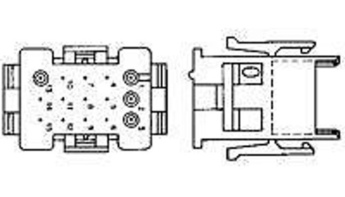 Pin & Socket Connectors 9CKT MATRIX CAP (50 pieces)