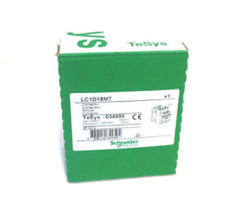 NEW SCHNEIDER ELECTRIC  LC1D18M7C CONTACTOR