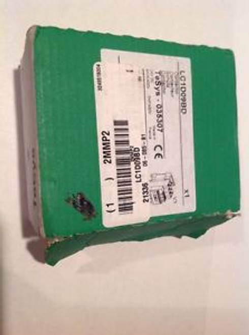 SCHNEIDER ELECTRIC LC1D09BD CONTACTOR NEW UNOPENED
