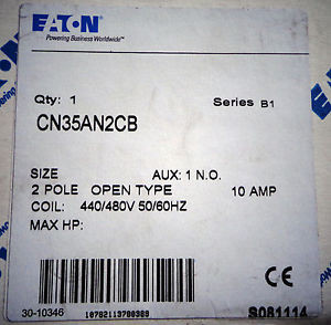 CN35AN2 EATON Lighting Contactor SERIES B1, BRAND NEW
