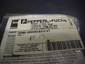 Pepperl+Fuchs Proximity Sensor, NRB5-18GM50-E2-C-V1, NEW IN BAG, Warranty
