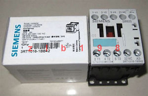 Siemens contactor 3RT1016-1BB42 NEW