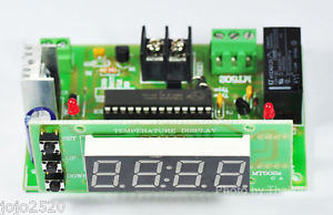 Thermocouple Type J and K Temperature Controller - 20 to +999 C 12VDC Relay 10A