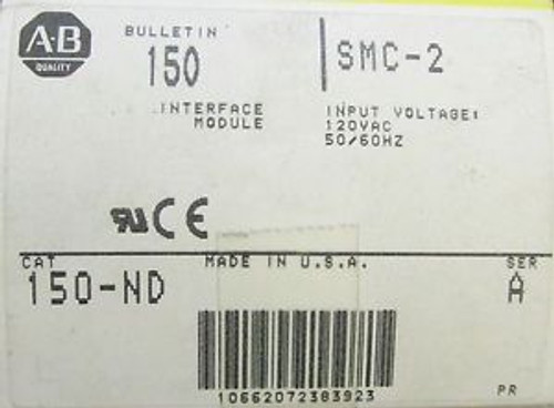 ALLEN BRADLEY SMC-2 Interface Module 120V 150 ND