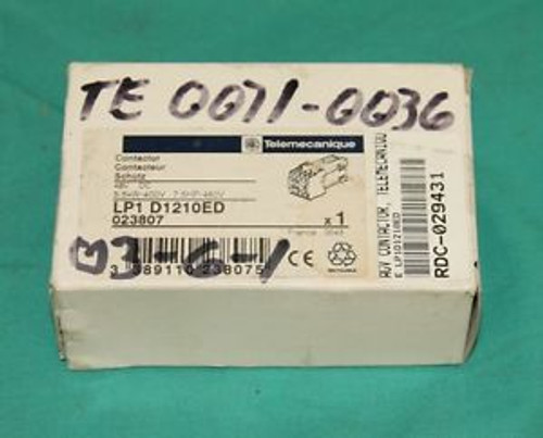 Telemecanique LP1 D1210ED Contactor D1210  NEW
