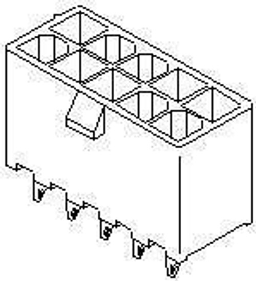 Headers & Wire Housings 4CKT MINI FIT CONN A ASSY 556604BGS (50 pieces) Headers & Wire Housings 4CKT MINI FIT CONN A ASSY 556604BGS (50 pieces)