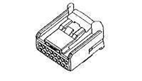 Automotive Connectors 025 ECU PLUG HSG ASY 16P (50 pieces)