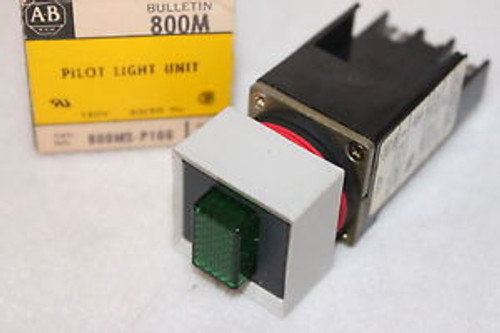 New NEW ALLEN BRADLEY 800MS-P166 GREEN PILOT LIGHT UNIT (56) New NEW ALLEN BRADLEY 800MS-P166 GREEN PILOT LIGHT UNIT (56)