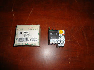 MOELLER, ZE, OVERLOAD RELAY, 4-6A, CAT#ZE-6, 100% NEW