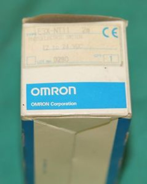 Omron E3X-NT11 Auto Tuning Fiber Optic Sensor Amp New